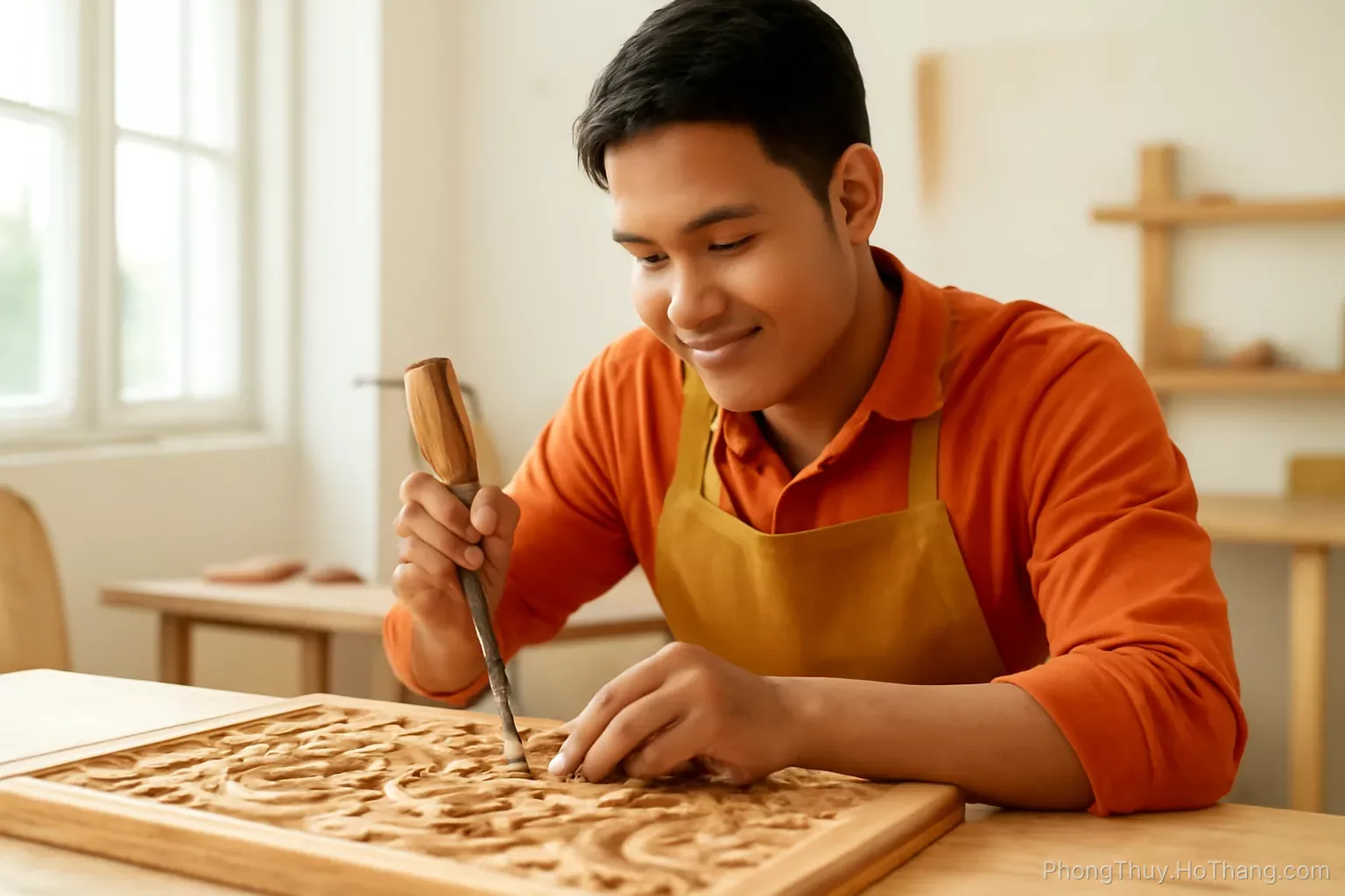 Nghề làm đồ thờ gỗ: kỹ thuật chạm, gỗ quý và bài toán nguyên liệu
